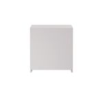 5 Star Modara Lockable Cupboard 1 Shelf 750x400x800mm White KF822196