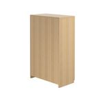 5 Star Modara Lockable Cupboard 2 Shelves 750x400x1200mm Oak KF822219