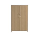 5 Star Modara Lockable Cupboard 2 Shelves 750x400x1200mm Oak KF822219
