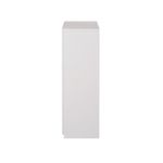 5 Star Modara Lockable Cupboard 2 Shelves 750x400x1200mm Wht KF822226