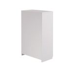 5 Star Modara Lockable Cupboard 2 Shelves 750x400x1200mm Wht KF822226