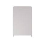5 Star Modara Lockable Cupboard 2 Shelves 750x400x1200mm Wht KF822226