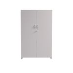 5 Star Modara Lockable Cupboard 2 Shelves 750x400x1200mm Wht KF822226