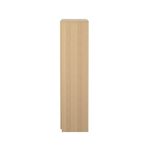 5 Star Modara Lockable Cupboard 3 Shelves 750x400x1600mm Oak KF822240