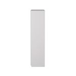 5 Star Modara Lockable Cupboard 3 Shelves 750x400x1600mm Wht KF822257