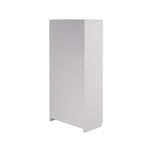 5 Star Modara Lockable Cupboard 3 Shelves 750x400x1600mm Wht KF822257