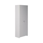 5 Star Modara Lockable Cupboard 4 Shelves 750x400x2000mm Wht KF822288