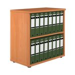 Jemini Bookcase 800x450x800mm Beech KF822295