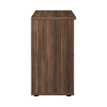 Jemini Bookcase 800x450x800mm Dark Walnut KF822301