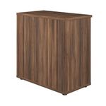 Jemini Bookcase 800x450x800mm Dark Walnut KF822301
