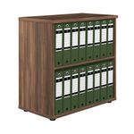 Jemini Bookcase 800x450x800mm Dark Walnut KF822301