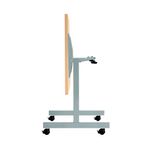 Jemini Trap Tilt Table 1600x800x720mm Beech/Silver KF822530