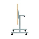 Jemini Trap Tilt Table 1600x800x720mm Nova Oak/Silver KF822578