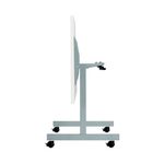 Jemini Trap Tilt Table 1600x800x720mm White/Silver KF822585