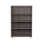 Jemini Wooden Bookcase 800x450x1200mm Grey Oak KF822861