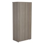 Jemini Wooden Bookcase 800x450x1800mm Grey Oak KF822881