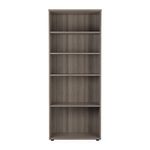 Jemini Wooden Bookcase 800x450x2000mm Grey Oak KF822891