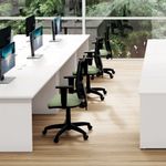 Jemini Medway High Mesh Back Operator Chair Adjustable Arms Black KF823018