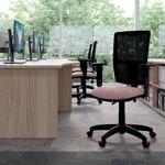 Jemini Medway High Mesh Back Operator Chair Adjustable Arms Black KF823018