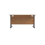 Jemini Rectangular Double Upright Cantilever Desk 1200x800x730mm Nova Oak/Black KF823056
