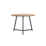 Jemini Trinity Low Table 600x600x435mm Nova Oak/Black KF823407