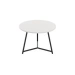 Jemini Trinity Low Table 600x600x435mm White/Black KF823414