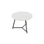 Jemini Trinity Low Table 600x600x435mm White/Black KF823414