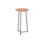 5 Star Shore High Round Table 600x1110mm Beech/Black KF823490