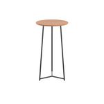 5 Star Shore High Round Table 600x1110mm Beech/Black KF823490