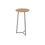 5 Star Shore High Round Table 600x1110mm Nova Oak/Black KF823544