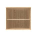 Astin Bookcase 1 Shelf 800x400x730mm Canadian Oak KF823735