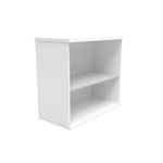 Astin Bookcase 1 Shelf 800x400x730mm Arctic White KF823780