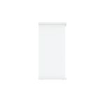 Astin Bookcase 1 Shelf 800x400x816mm Arctic White KF823797