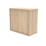 Astin 2 Door Cupboard Lockable 800x400x730mm Canadian Oak KF823933