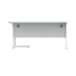 Astin Radial Right Hand SU Cantilever Desk 1600x1200x730mm Arctic White/Arctic White KF824190