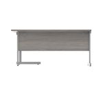 Astin Radial Right Hand SU Cantilever Desk 1600x1200x730mm Alaskan Grey Oak/Silver KF824213