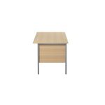 5 Star Modara Rectangular Desk 1200x750x730mm Oak KF838368
