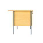 5 Star Modara Desk 3 Drw Fixed Pedestal 1200x730mm Oak KF838374