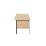 5 Star Modara Desk 2 Drw Fixed Pedestal 1500x730mm Oak KF838376