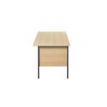 5 Star Modara Desk 2/3 Drw Fixed Pedestal 1500x730mm Oak KF838380
