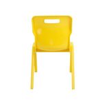 Titan One Piece Classroom Chair 480x486x799mm Yellow (Pack of 30) KF838727