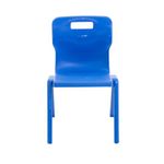 Titan One Piece Classroom Chair 432x408x690mm Blue (Pack of 30) KF838739
