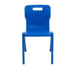 Titan One Piece Classroom Chair 482x510x829mm Blue (Pack of 30) KF838744