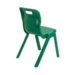 Titan One Piece Classroom Chair 482x510x829mm Green (Pack of 30) KF838745