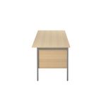 5 Star Modara Desk 2/3 Drw Fixed Pedestal 1800x730mm Oak KF838777