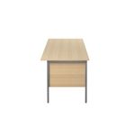 5 Star Modara Rectangular Desk 1800x750x730mm Oak KF838789
