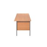 5 Star Modara Desk 2 Drw Fixed Pedestal 1800x730mm Beech KF838790