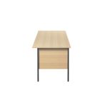 5 Star Modara Desk 2 Drw Fixed Pedestal 1800x730mm Oak KF838798