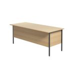 5 Star Modara Desk 2 Drw Fixed Pedestal 1800x730mm Oak KF838798