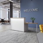 Jemini Reception Unit 1400x800x740mm White KF839531